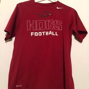 Nike Youth Large Arkansas Razorbacks Dri-Fit Tee